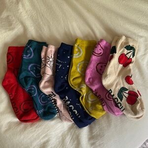 Assorted BAGGU Crew sock - 7 total